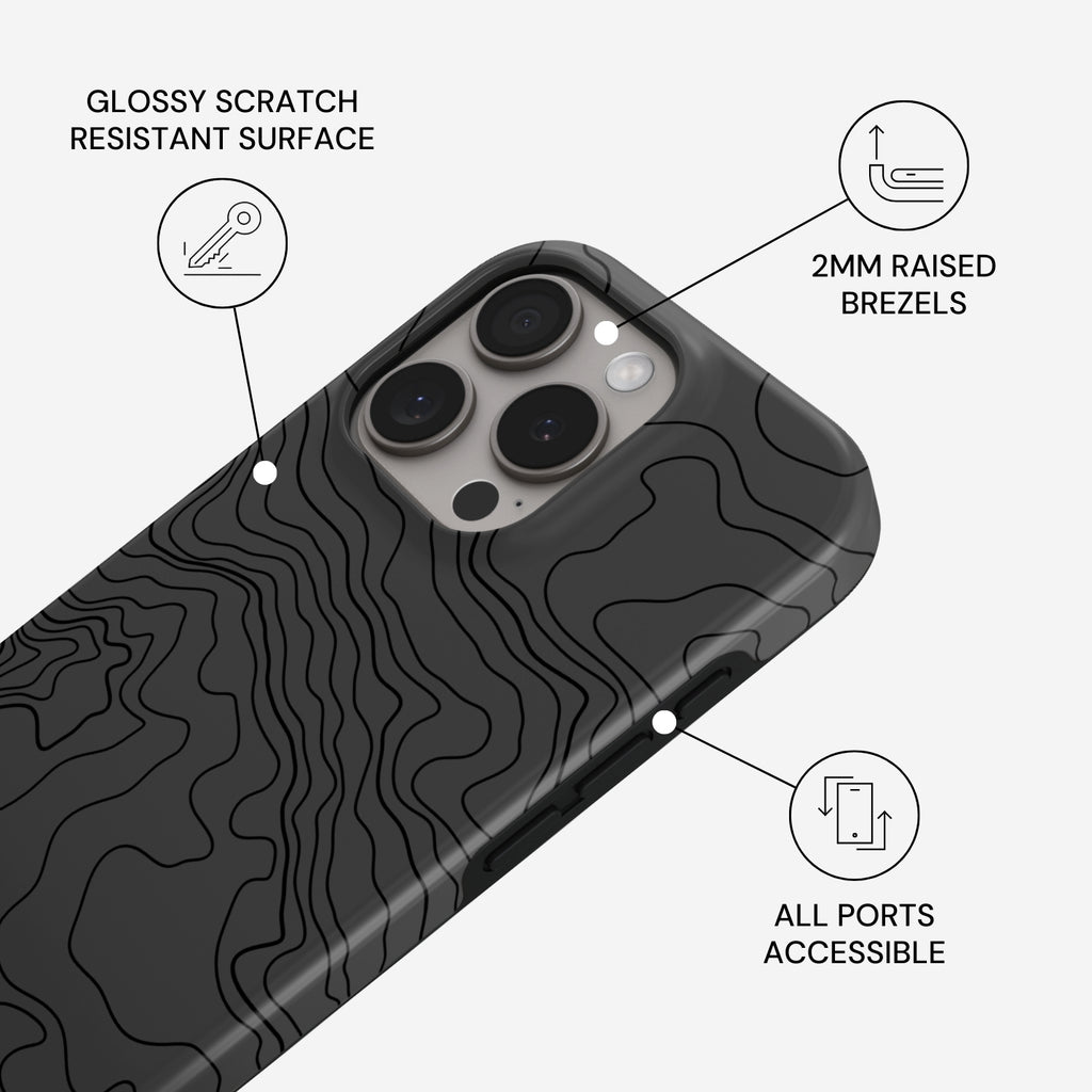 Black Rock Phone Case
