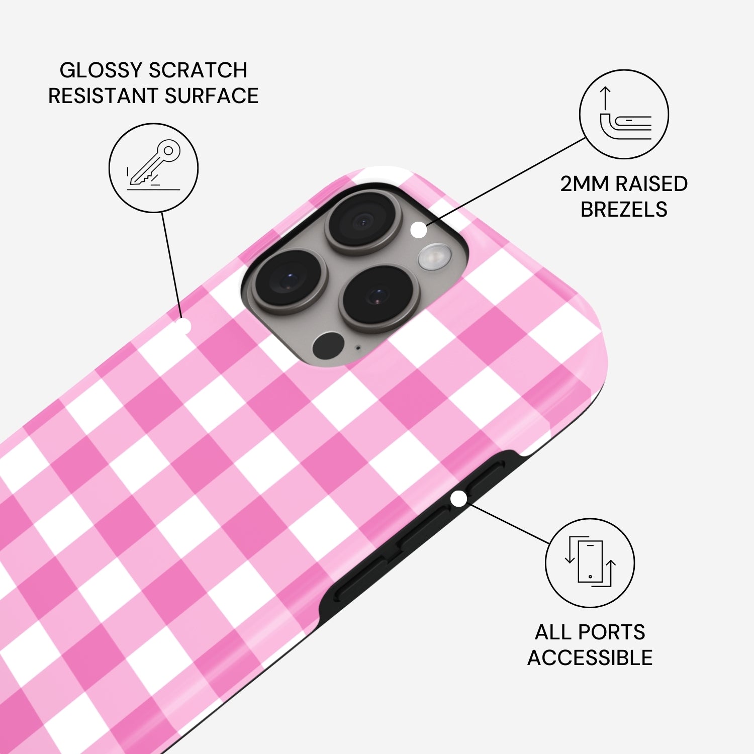 Think Pink Phone Case