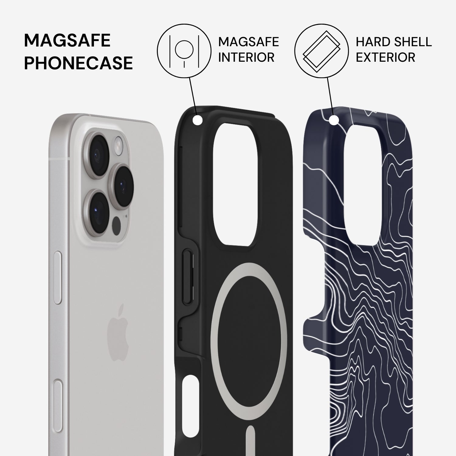 Black Rock Phone Case
