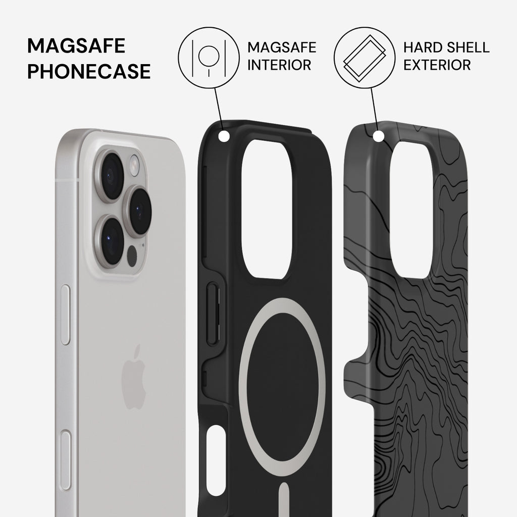 Black Rock Phone Case